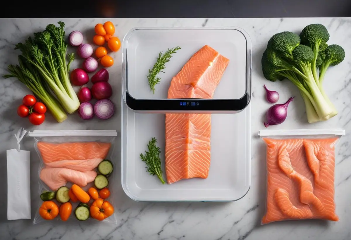 Perfekt sous vide temperatur för varje rätt illustration