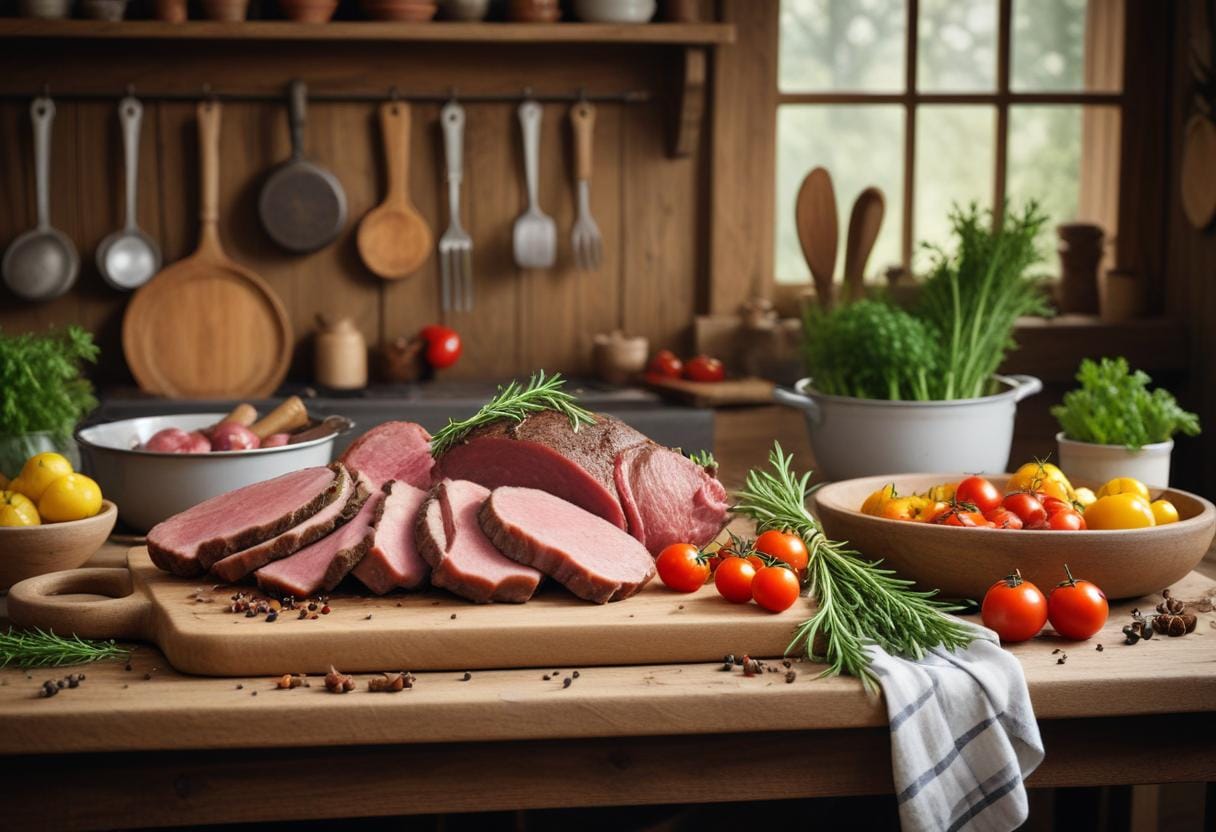 Upptäck läckra rätter med vildsvinsfärs! illustration