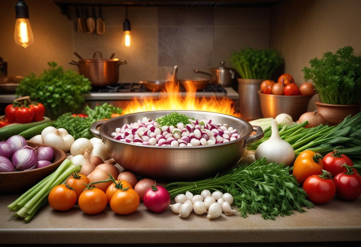 Pärllök – den lilla löken som förgyller din matlagning! illustration