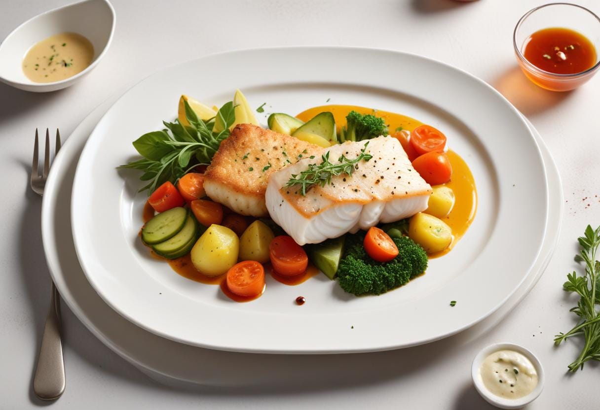 Rimma torsk för perfekt smakupplevelse illustration