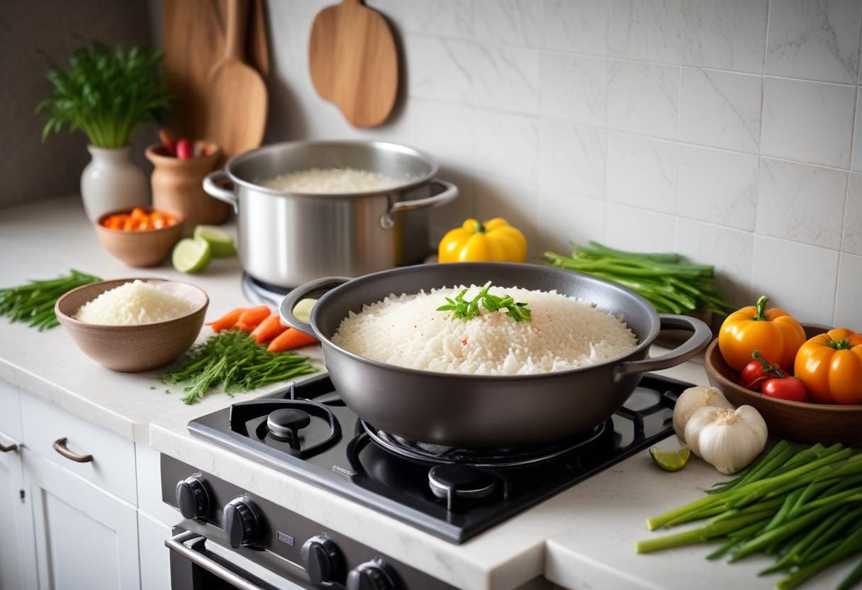 Så kokar du jasminris som en mästerkock illustration