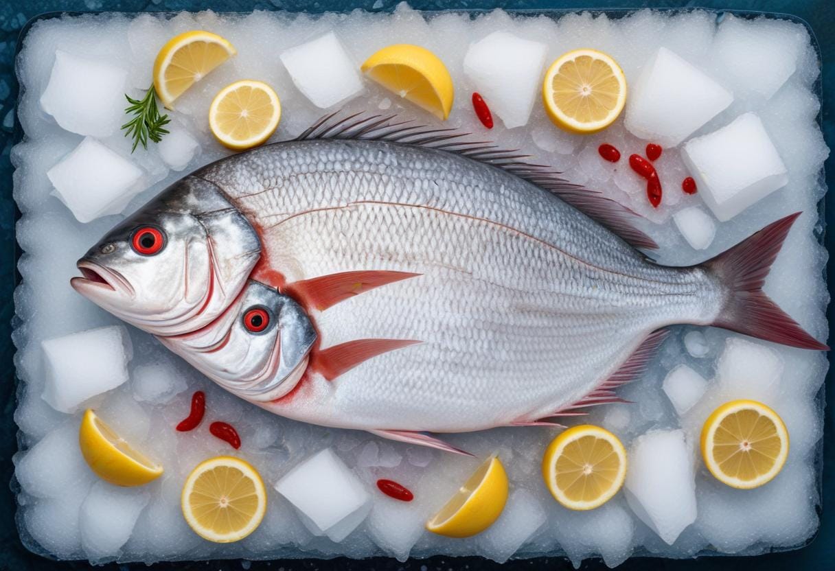 Guldsparid illustration