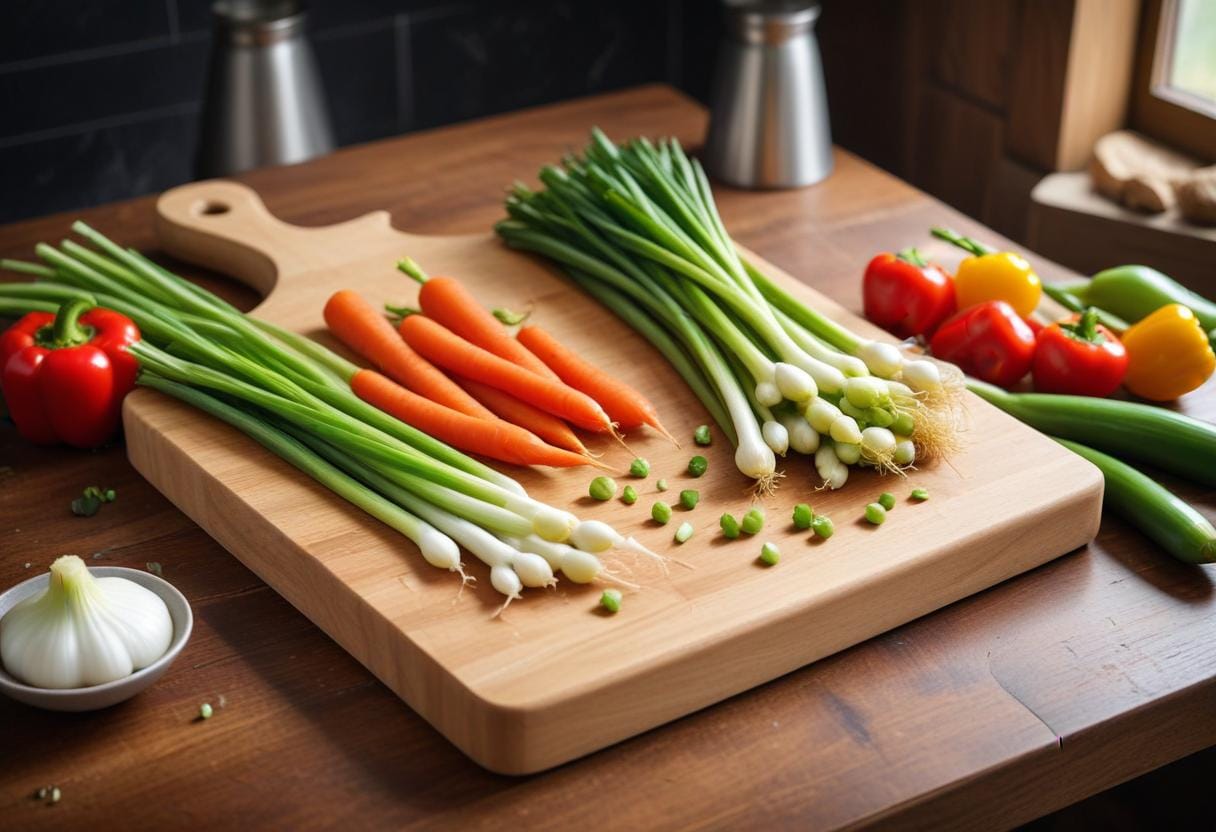 Salladslök som lyfter maten – enkelt och gott illustration